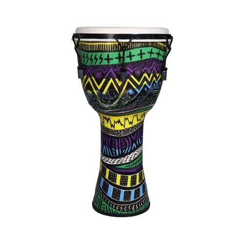 Kaps KDT-10CF Caribbean Sarong 10-Inch Tunable Djembe With Fiber Skin