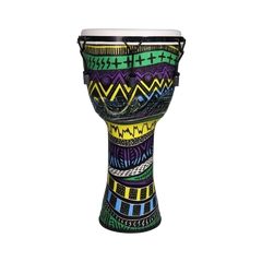 Kaps KDT-10CF Caribbean Sarong 10-Inch Tunable Djembe With Fiber Skin