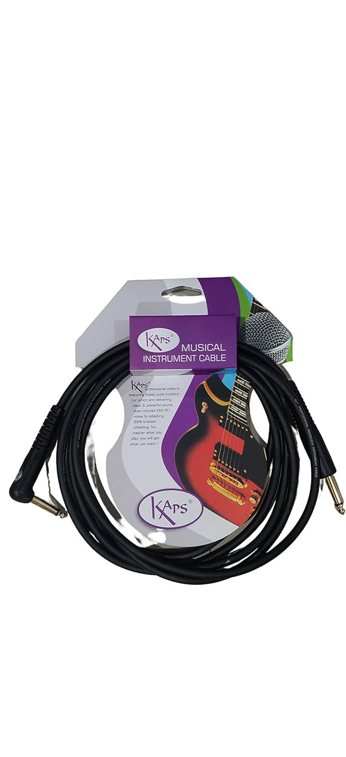 KAPS Proaudio KC-207-5 PRO Series TRS Male to TRS Male With Cable 5 Meter- Black