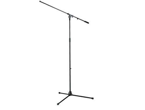Konig & Meyer 21021-300-55 Overhead Microphone Stand with Boom Arm - Black