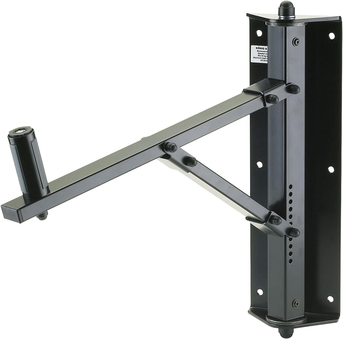 Konig & Meyer 24120-000-55 Speaker Wall Mount, Universal - Black