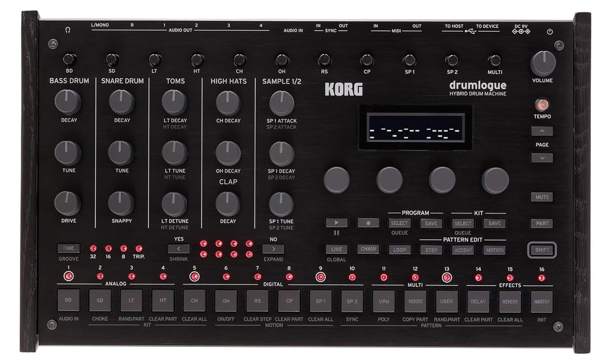 Korg Drumlogue Hybrid Analog / Digital Drum Machine Synthesizer