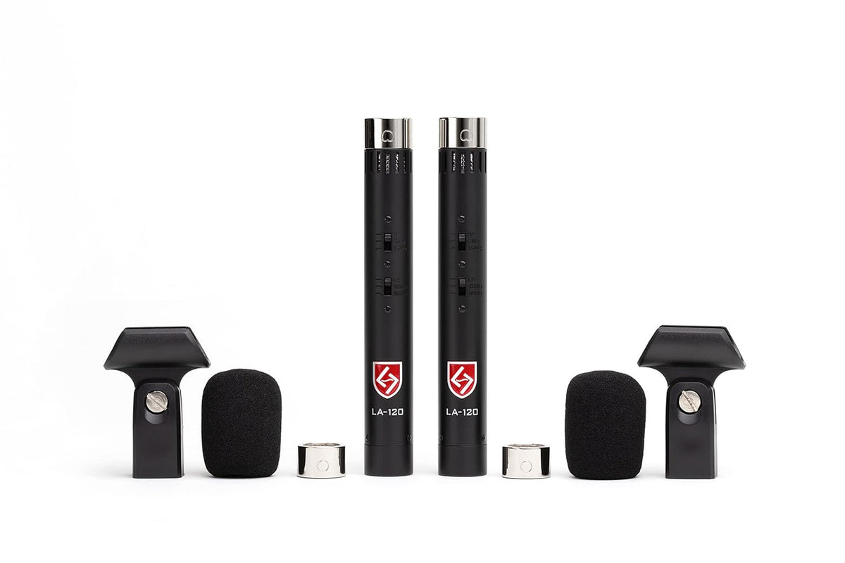 Lauten Audio LA-120 V2 Condenser Microphone - Black Pair