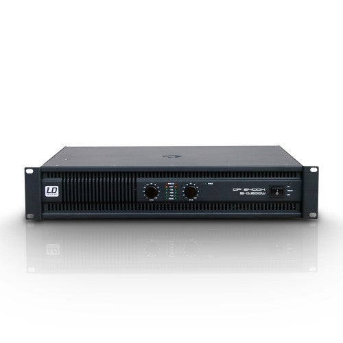 LD SYSTEMS LDDP2400X, DEEP2 2400 X PA Power Amplifier 2 x 1200 W 2 ohm
