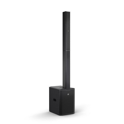 LD Systems LDMAUI28G3MIX Compact cardioid column PA system with digital mixer, Black