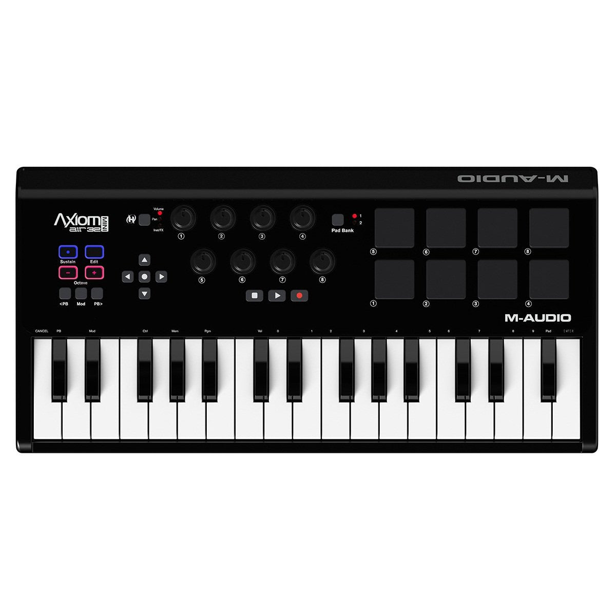 M-Audio Axiom AIR Mini 32 Portable USB MIDI 32 Key Keyboard Controller
