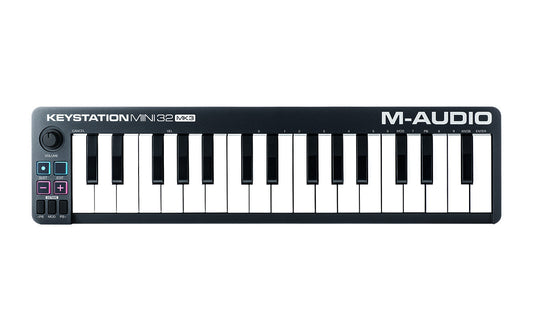 M-Audio Keystation Mini 32 MK3 | Ultra-Portable USB MIDI Keyboard Controller
