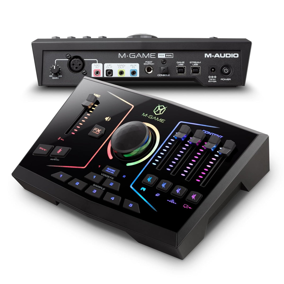 M-Audio M-Game RGB Dual USB Streaming Mixer