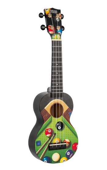 Mahalo Art Series Soprano Ukulele Pool With Bag - MA1PL