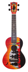 Mahalo Artist Elite Series Concert Ukulele Wild West With Bag - MA2WW
