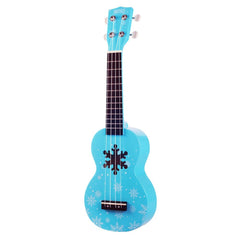 Mahalo Designer Series Soprano Ukulele Snow Glacier Blue With bag - MD1SNBU