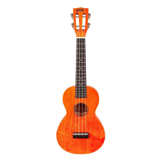 Mahalo Island Series Concert Ukulele Orange Sunset With Bag - ML2OS