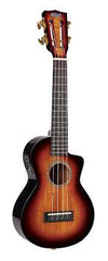Mahalo Java Series Concert Ukulele Cutaway 3 Tone Sunburst With MEQ2 Electronics & Padded Bag - MJ2CE3TS
