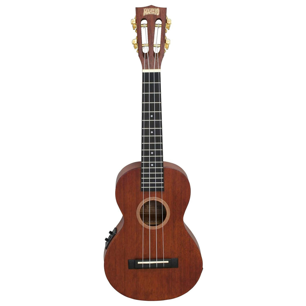 Mahalo Java Series Concert Ukulele Trans Brown With MVT2 Electronics & Padded Bag - MJ2VTTBR