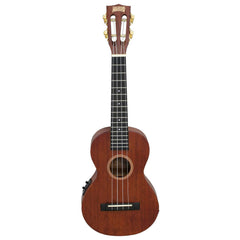 Mahalo Java Series Concert Ukulele Trans Brown With MVT2 Electronics & Padded Bag - MJ2VTTBR