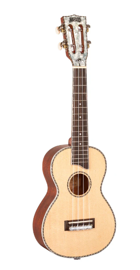 Mahalo Pearl Series Concert Ukulele Natural With Bag - MP2