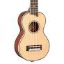 Mahalo Pearl Series Soprano Ukulele Natural With MEQ2 Electronics & Bag - MP1E