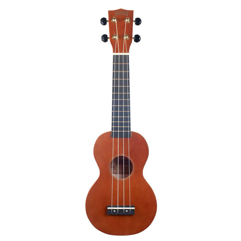 Mahalo Rainbow Series Soprano Ukulele Trans. Brown with Essential Pack - MR1TBRK