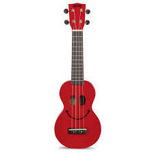 Mahalo U-Smile Series Soprano Ukulele Red With Bag - U-SMILE RD