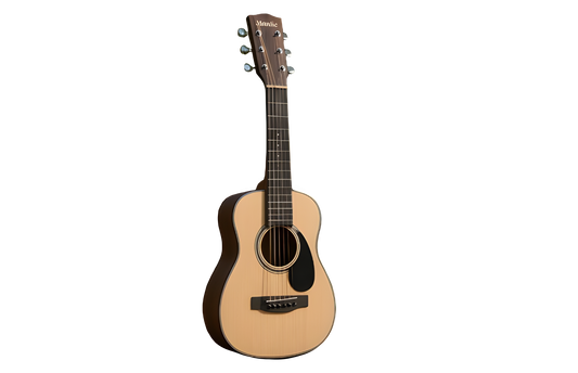 Mantic BG-1E - Travel Size Acoustic Guitar 3/4 Orchestra