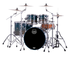 Mapex SE529XBOE Drum Set, Saturn Evolution, 4 piece SHELL PACK, No Snare -Exotic Aegean Fade