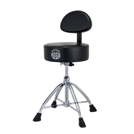 Mapex T870 Round Seat Drum Throne with Back Rest