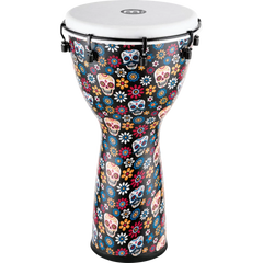 Meinl ADJ12-DA Djembe, Alpine Series, Synthetic Head -12" -Day of the Dead