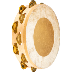 Meinl AE-MTAH2BO Tambourine, Artisan Edition Series, Mixed Bronze Jingles, 2 Rows -10"