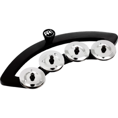 Meinl BBTA1-BK Backbeat Tambourine, For 10"(25cm)-12"(30cm) Drums, Stainless Steel Jingles