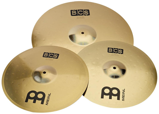 Meinl BCS1418 , Cymbals Pack of 3, 14" Hi-Hat & 18" Crash-Ride