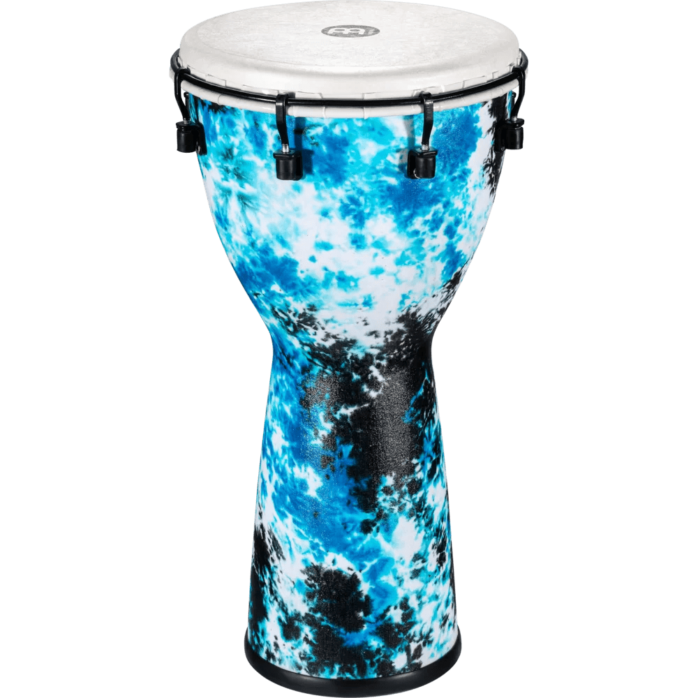 Meinl Djembe, Alpine Series, Galatic Blue Tie Dye , Synthetic Head