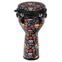Meinl Djembe, Jumbo Series, Synthetic - Designed Head -Day of the Dead