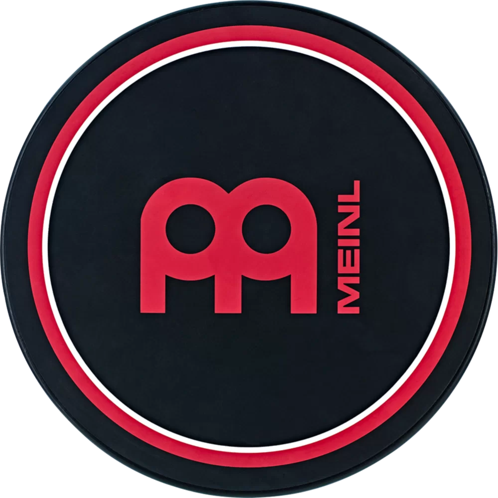 Meinl MPP-12 Practice Pad, 12in (30cm)-Black with Red Meinl Logo