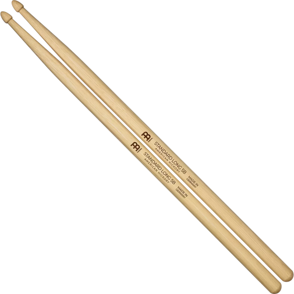 Meinl SB104 Drumstick, American Hickory, Standard Long, Acorn Wood Tip-5B