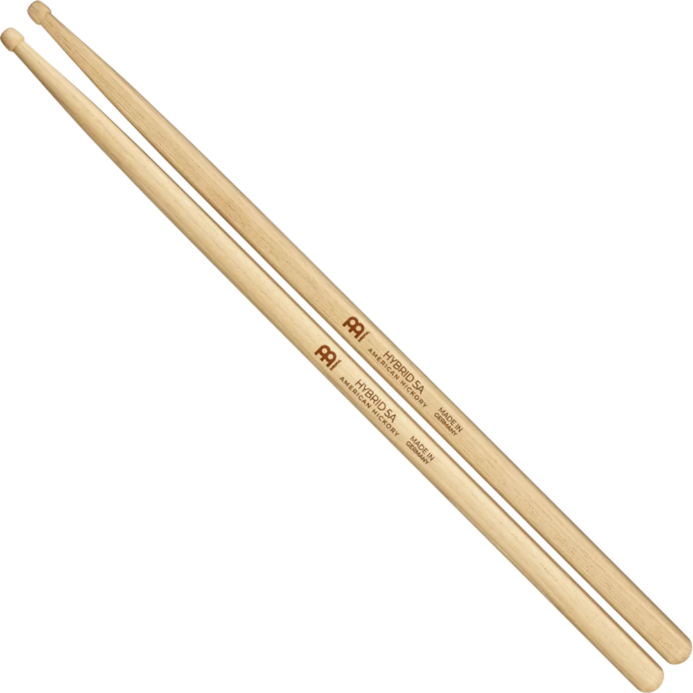 Meinl SB106 Drumstick, American Hickory, Hybrid Wood Tip-5A