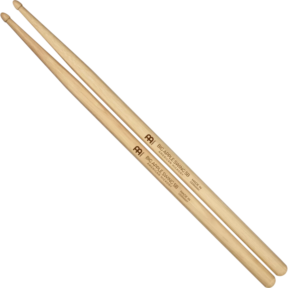 Meinl SB112 Drumstick, Big Apple Swing, American Hickory, Acorn Wood Tip - 5B