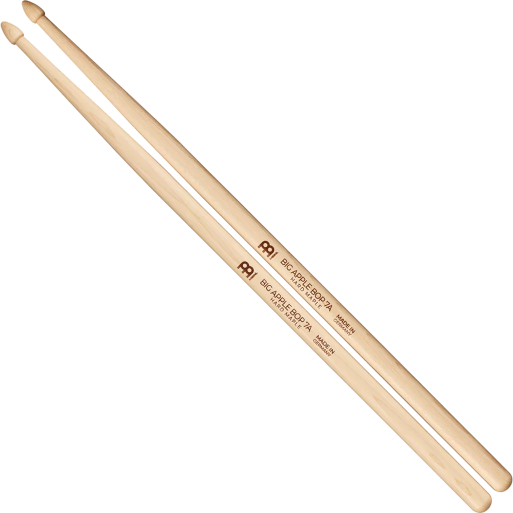 Meinl SB123 Drumstick, Big Apple Bop, American Hickory, Acorn Wood Tip - 7A
