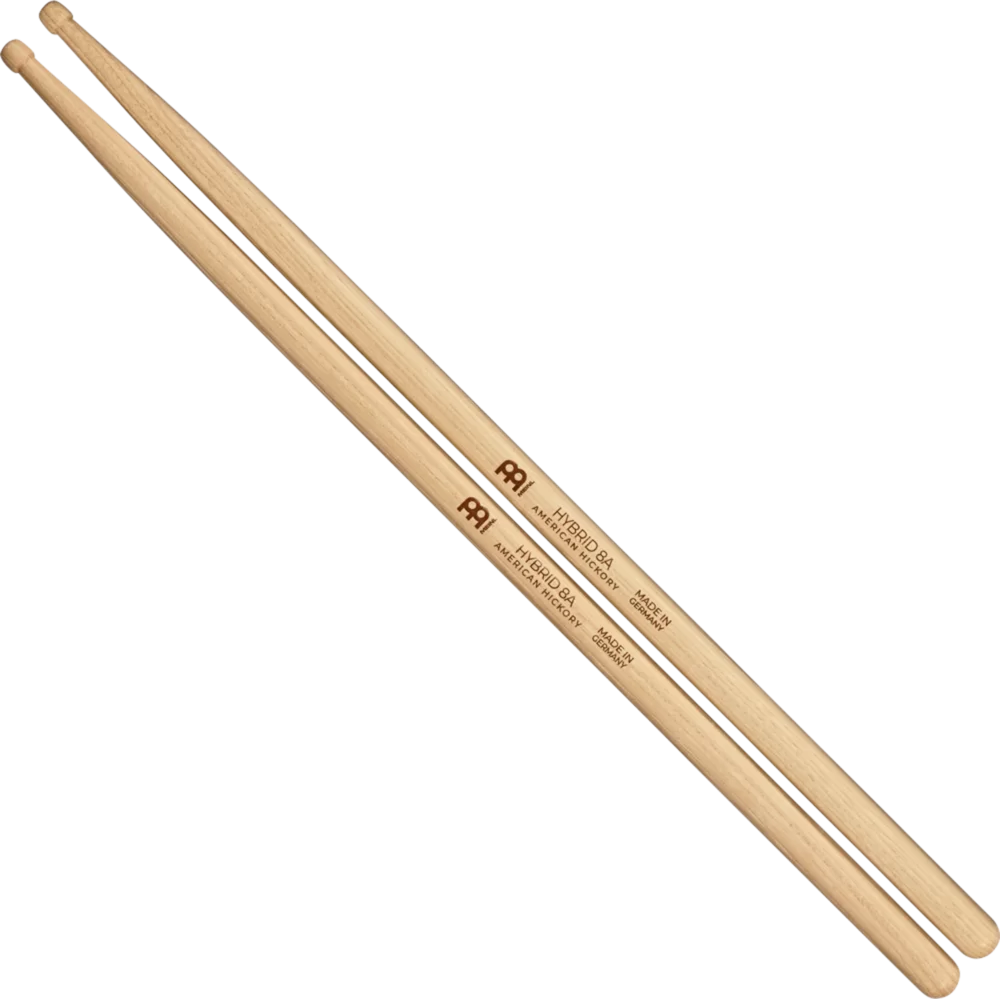 Meinl SB132 Drumstick, Hybrid Hickory, Wood Tip - 8A