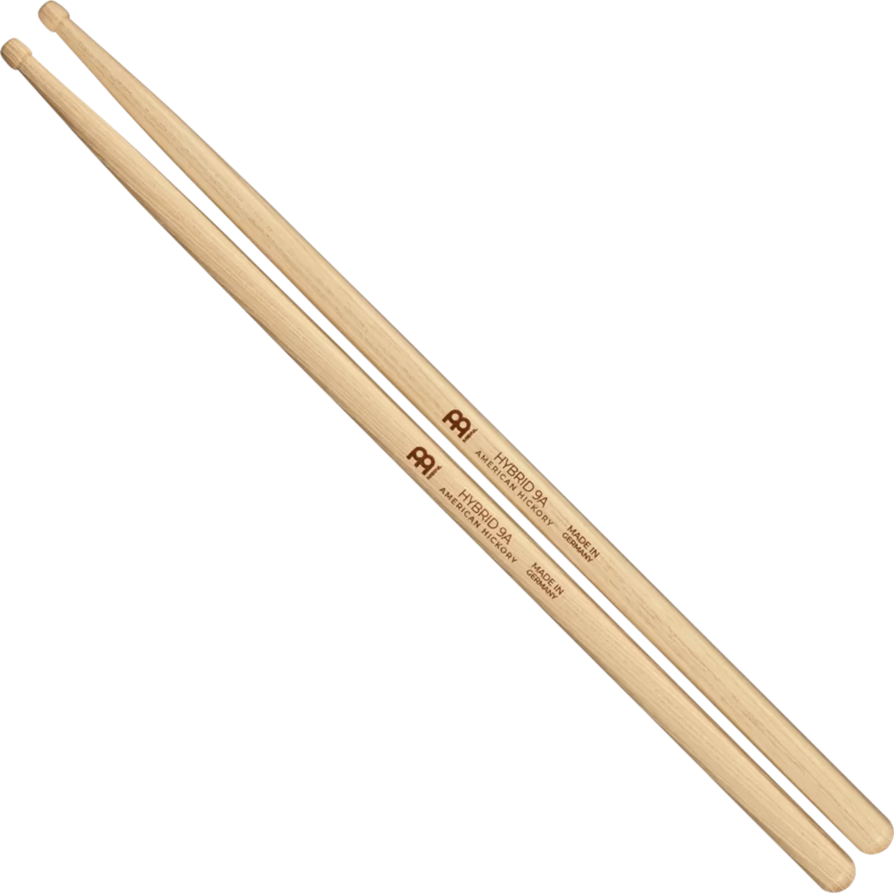 Meinl SB133 Drumstick, Hybrid Hickory, Wood Tip -9A