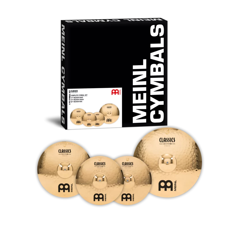 Meinl Set CC-CS1, Classics Custom Brilliant Cymbals Pack