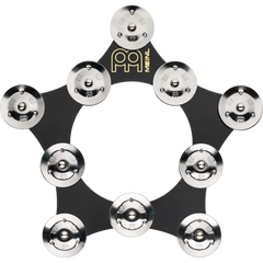 Meinl SFHHT Tambourine, Drummer Add-Ons, Super Flex, HiHat, Stainless Steel Jingles -9.5"