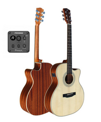 Merida Extrema M1GAC EQ Electro-Acoustic Guitar With Bag - Natural