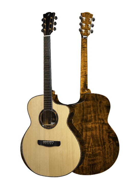 Merida Extrema Wave EQ Electro-Acoustic Guitar-Natural