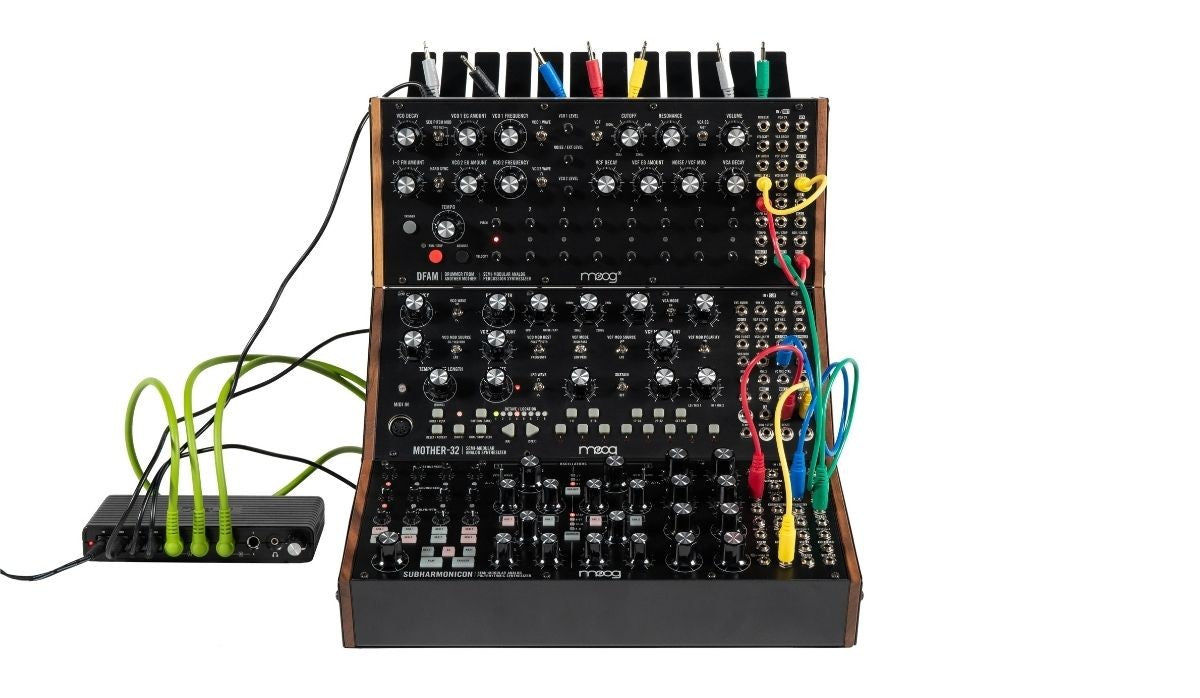 Moog Sound Studio 3 Subharmonicon DFAM and Mother-32 Analog Synthesis ...