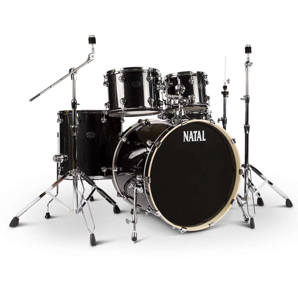 Natal KAR-UF22 Arcadia Series US Fusion 5-Piece Shell Pack Acoustic Drum Kit with Hardware & Stands