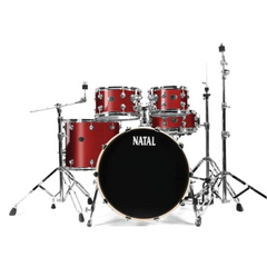Natal KARB-UF22 Arcadia Birch 5-Piece Shell Pack Acoustic Drum Kit Without Hardware & Cymbals