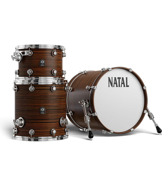 Natal KTW-T20 Cafe Racer Series T20 3 Piece Shell Pack Acoustic Drum Kit