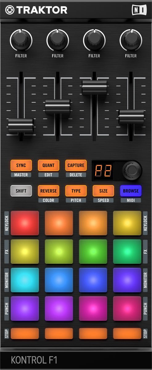 Native Instruments Traktor Kontrol F1 - Dj Controller