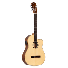 Ortega RCE125SN Family Series Full Size Electro-Classical Guitar Spruce/ Mahogany - Natural