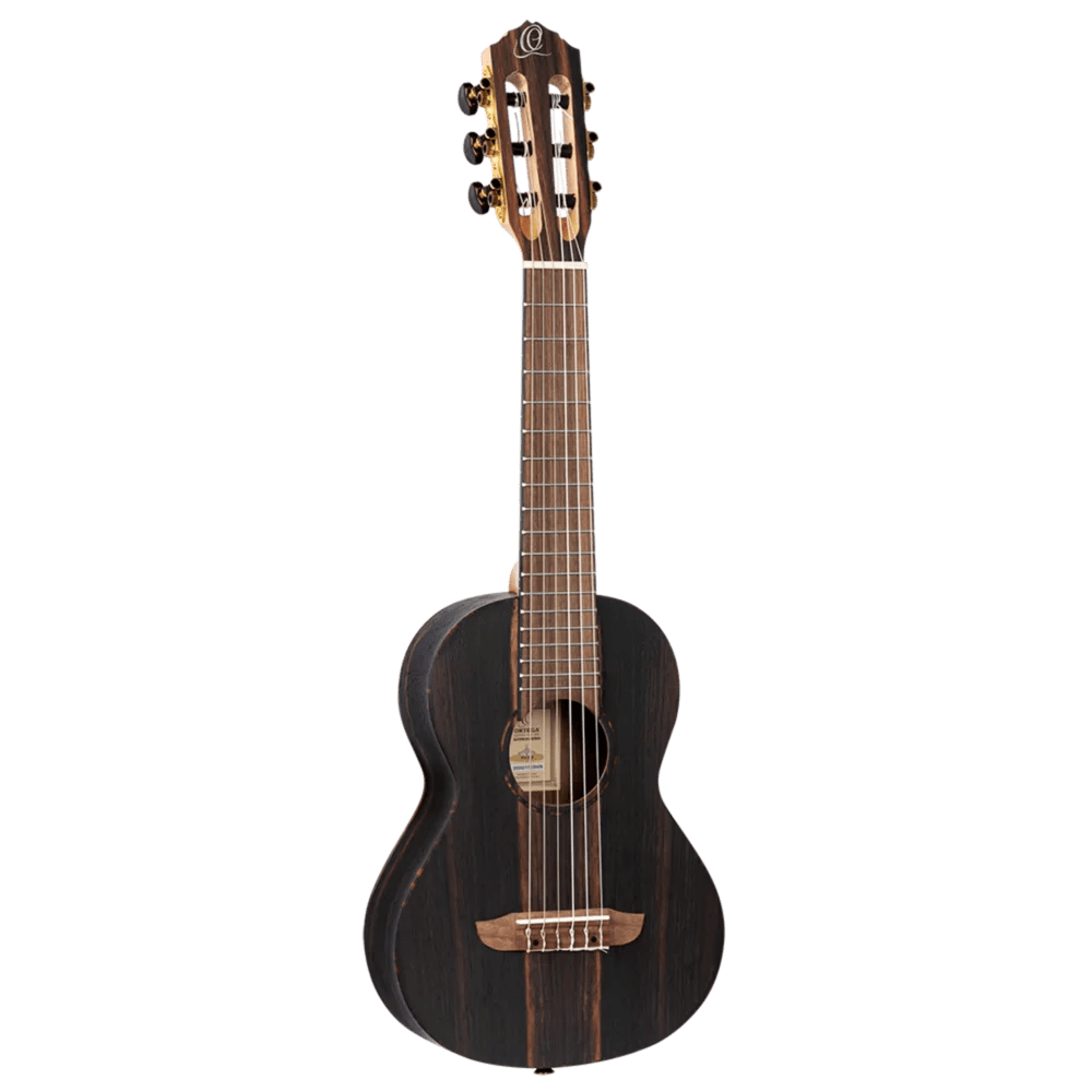 Ortega RGL5EB Classical Guitar, Mini Travel Series -Ebony Natural